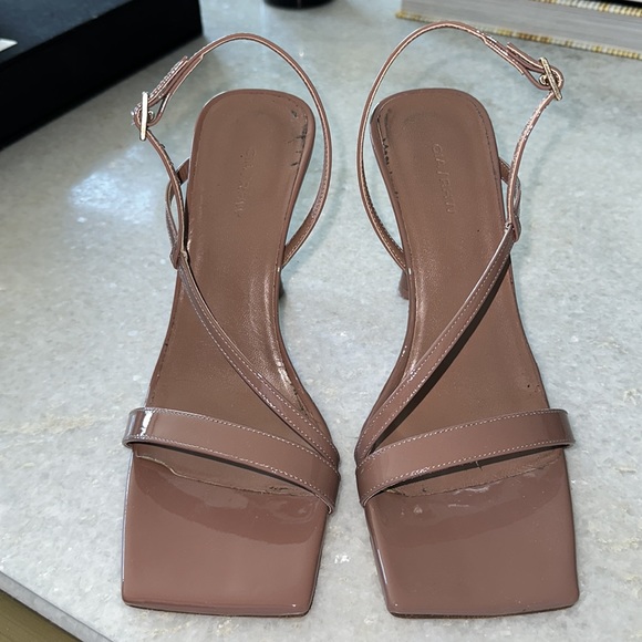 Beautiful Gia Borghini x RHW Patent Leather Sandals Sz 37 - Picture 2 of 6